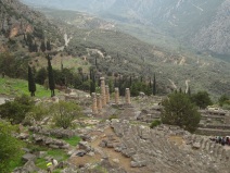 Delphes: Théâtre et temple d'Apollon